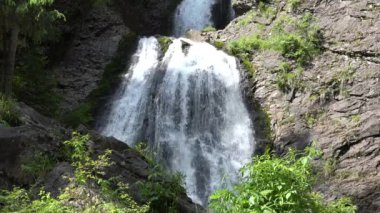 Waterfall, River in Apuseni Mountains, Cascade, Brook in Alpine View