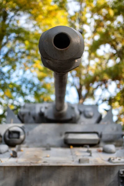 Hlaveň Tanku Válka — Stock fotografie