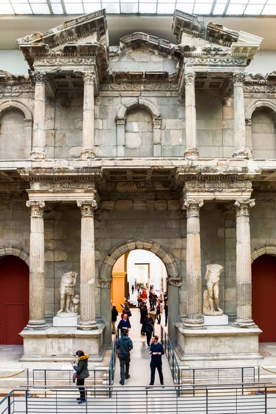 Stock image Berlin, Germany - April 6, 2017: Market gate of Miletus in Pergamon museum in city Berlin in Germany