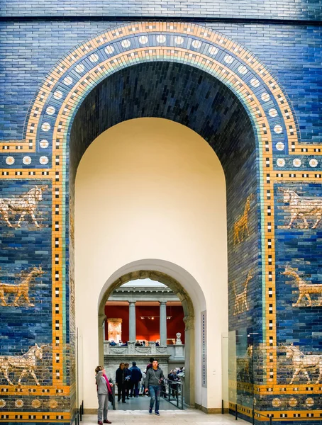 Berlino Germania Aprile 2017 Famosa Porta Ishtar Babilonia Nel Museo — Foto Stock
