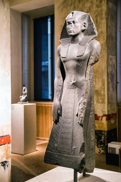 Berlim Alemanha Abril 2017 Estátua Rei Amasis Museu Egípcio Cidade — Fotografia de Stock