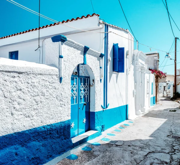 Koskinou Grécia Julho 2022 Casa Típica Grega Com Paredes Brancas — Fotografia de Stock