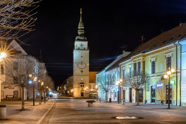 Trnava Slovakya Mart 2023 Trnavawith Şehir Kulesi — Stok fotoğraf