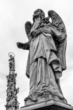 Slovakya 'nın Kosice kentindeki Barok Plaketi (Immaculata)