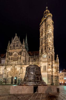 Slovakya 'nın Kosice kentindeki Saint Elizabeth Katedrali.