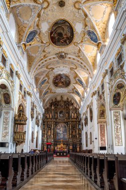 Trnava, Slovakya - 18 Mart 2023: Trnava kentindeki Aziz John Katedrali