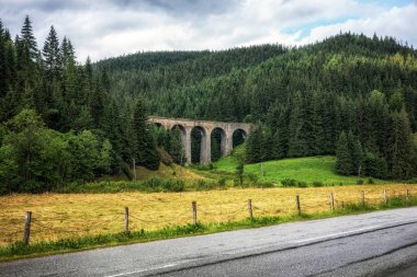 Slovakya 'daki Chmarossky Viyadük Teknik Anıtı.