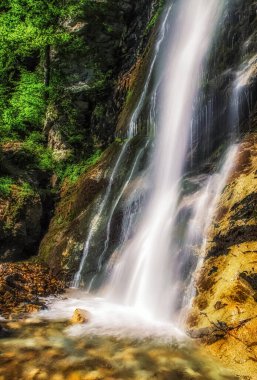 Slovakya 'daki Litte Fatra dağlarındaki Sutovsky şelalesine güzel uzun bir yolculuk.