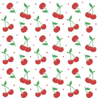 Pruvası pürüzsüz kiraz rengi, beyaz üzerine izole edilmiş Coquette dikişsiz arkaplan. 