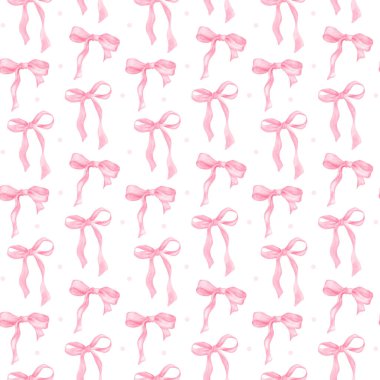 Sırt grubunda izole edilmiş Coquette kurdelesi, kusursuz desenli suluboya el resmi..