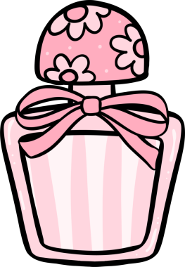 Kızsal şeyler parfüm Coquette pembe kozmetik şeyler