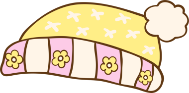 Havalı Kış Şapkası Sarı Resimli Pastel Kitapçığı