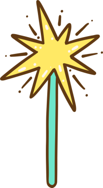 El Havai fişeği Çubuğu Karalama El Çizimi