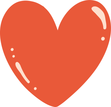 Valentine Heart basit dekoratif öğe