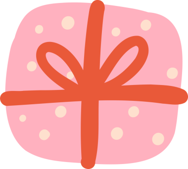 Retro sevgililer günü hediyesi hediye kutusu nokta deseni