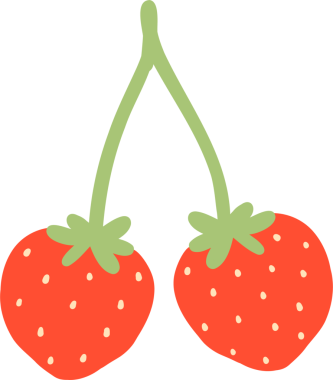 Oyuncu İki Çilek Çizimi