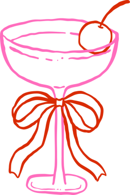 Fiyonklu Kokteyl Cam Kiraz