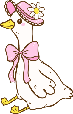 Şirin Kaz Çizgi Filmi El Çizimi