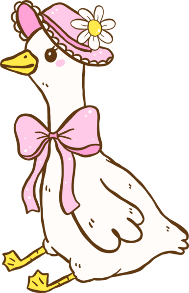 Şirin Kaz Çizgi Filmi El Çizimi