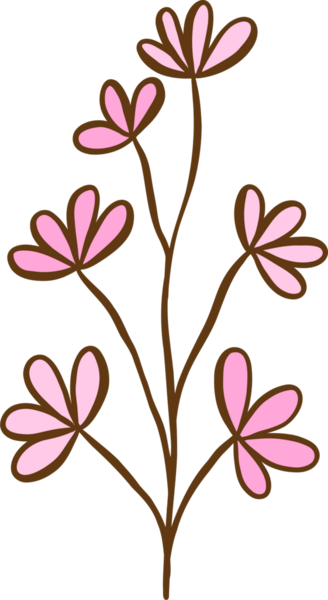 Şirin Pembe Dekoratif Cam El Çizimi