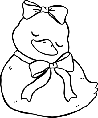 Uyuyan Bahar Uyuyan Estetik Çizgi Filmleri Çizen El ile Şirin Ördek