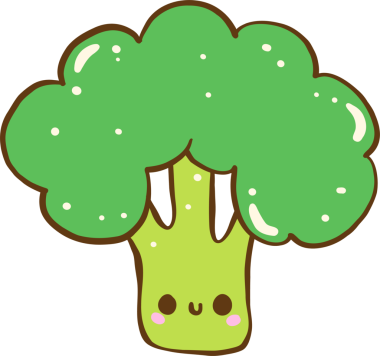 Şirin Çizgi Roman Brokoli El Çizimi Çizimi