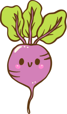 Şirin Turp Çizgi Filmi Karakteri