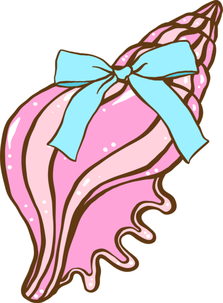 Mavi kurdeleli Coquette Deniz Kabuğu Pembe Deniz Kabuğu Kalbi Pastel Yazı