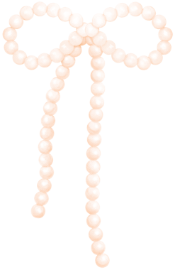 Zarif Beyaz İnci Kurdele Suluboya Özellikli Vintage y2k Estetik