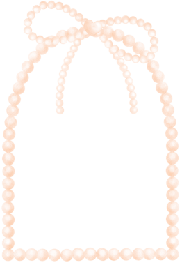 Beyaz İnci Çerçeve Kemer Modern şekilli kurdele yaylı suluboya