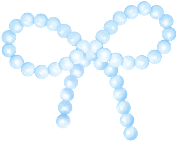 Kawaii Mavi Fiyonk Sulu Boncuklu Kurdele 2k Estetik