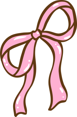 Tuhaf Doodle Wavy Pembe Fiyonk El Çekimi