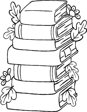 Güz Yaprakları ve Çiçek El Çizimi ile Sonbahar Kitapları Ana Hattı Okuma Özeti