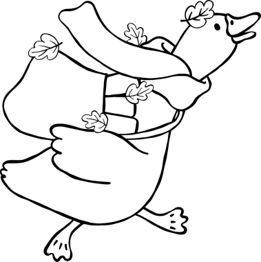 Fall Bookish Taslak Sersem Kaz Okuyan Kitapların Alışveriş Çantası, Eşarp Çizim Elleri Giyen