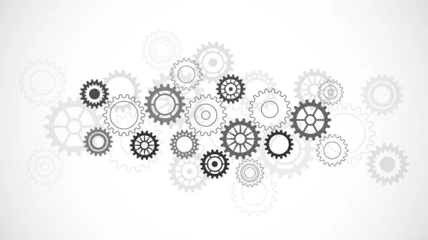 Cogs Gear Wheel Mechanisms Concepts Ideas Tech Digital Technology Engineering — 스톡 벡터