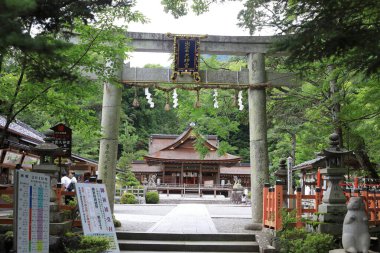 Japonya 'nın Kyoto bölgesindeki Izumo Büyük Tapınağı veya Izumodaijinguu