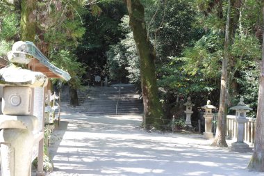 Japonya 'nın Seto İç Denizi' ndeki Omishima Adası 'nda (Ehime ili) bulunan Oyamazumi Tapınağı