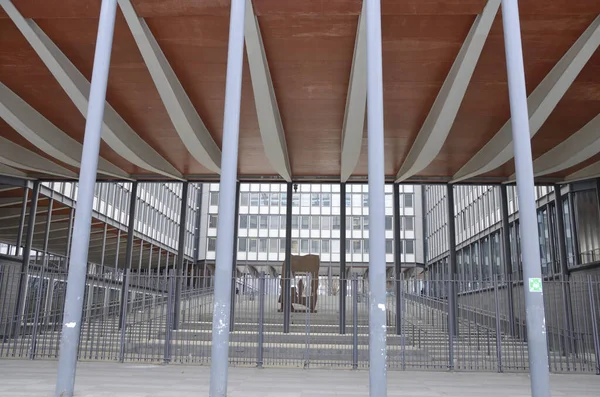 Paryż Francja Marca 2023 Zewnątrz Kampusu Uniwersytetu Jussie Dzielnicy Łacińskiej — Zdjęcie stockowe