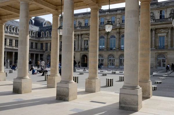 Παρίσι Γαλλία Μαρτίου 2023 Λίθινες Κολώνες Θέα Την Αυλή Της — Φωτογραφία Αρχείου
