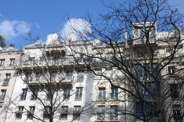 Edificio Residenziale Architettura Tradizionale Parigi Francia — Foto Stock