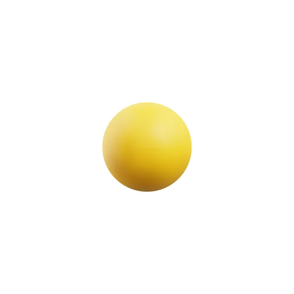 Comprimido Amarelo Redondo Ilustração Vetorial Isolado Fundo Branco Conceitos Saúde —  Vetores de Stock