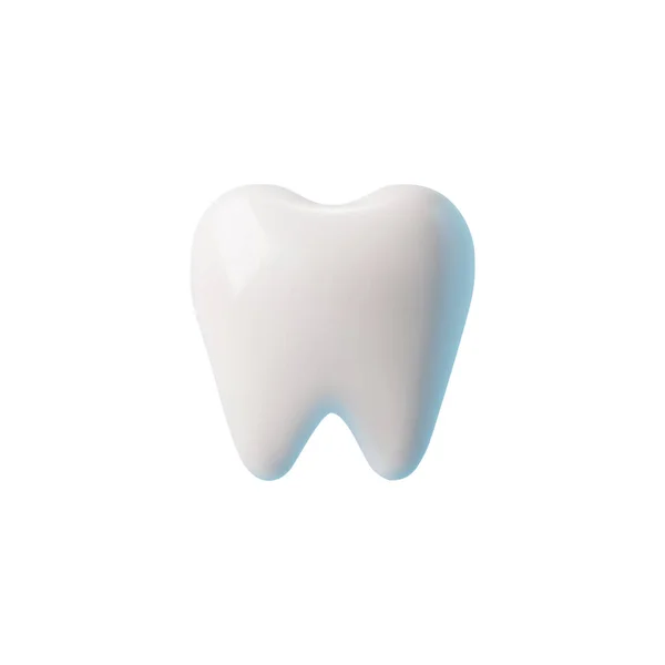 Dente Renderização Dente Saudável Esmalte Limpo Clareamento Dos Dentes Odontologia —  Vetores de Stock