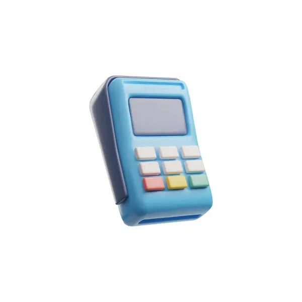 Icon Vector Illustration Colorful Payment Terminal Ideal Teaching Financial Concepts เวกเตอร์สต็อก