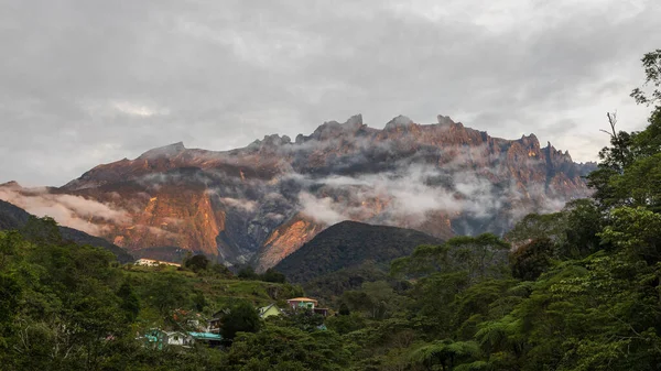 stock image The greatest Mount Kinabalu of Sabah, Borneo with Clear blue sky