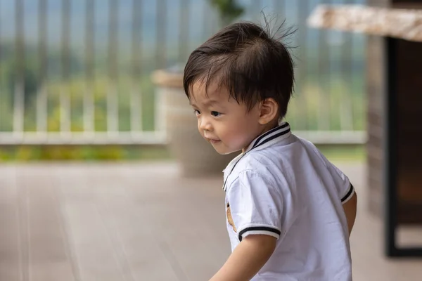 Close Portrait Asian Chinese Child — Stock Photo, Image