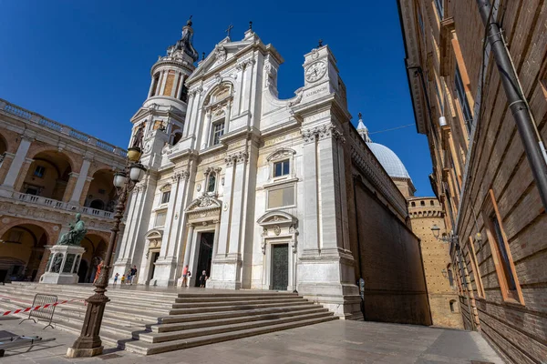 stock image LORETO, ITALY, JULY 5, 2022 - View of the Shrine of the Holy House of Loreto, Italy