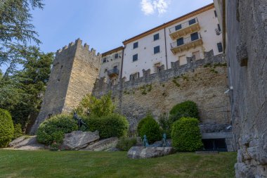 SAN MARINO, 5 Temmuz 2022 - San Marino, Avrupa 'da Crossbowmen' s Quarry (Cava dei Balestrieri)