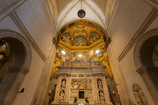 Loreto Italia Julio 2022 Altar Con Ábside Dentro Del Santuario — Foto de Stock