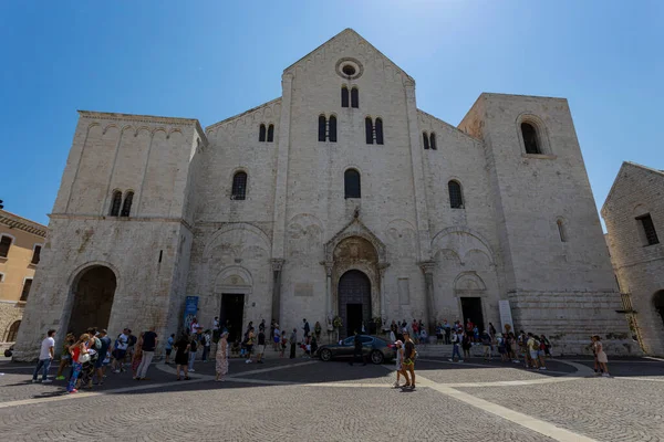Bari Italien Juli 2023 Basilika San Nicola Bari Apulien Italien — Stockfoto
