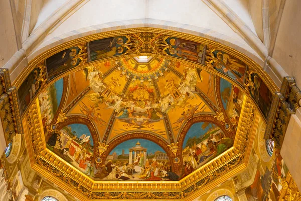 Loreto Italien Juli 2022 Das Freskenverzierte Innere Der Apsis Des — Stockfoto